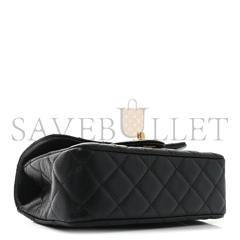 CHANEL MINI CLASSIC BAG GRAINED CALFSKIN AS5701 (19.5*12*6.5cm)